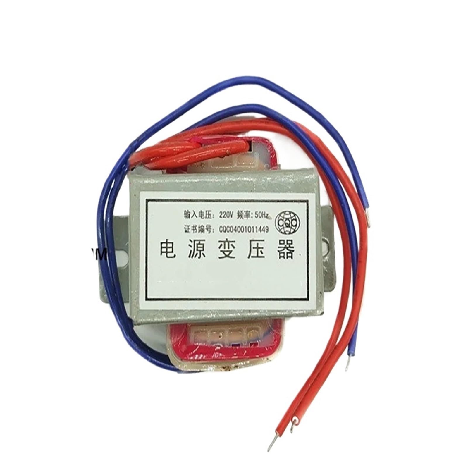 Transformator mocy 30 W, 25 W, 20 W, 15 W, 10 W, 8 W, 5 W, 3 W, wejście AC 220 V, 50 HZ, wyjście AC 6 V, 9 V, 12 V, 15 V, 18 V, 24 V, pojedynczy V, 2 linie, 1 sztuka (15 W, wyjście AC 24 V)