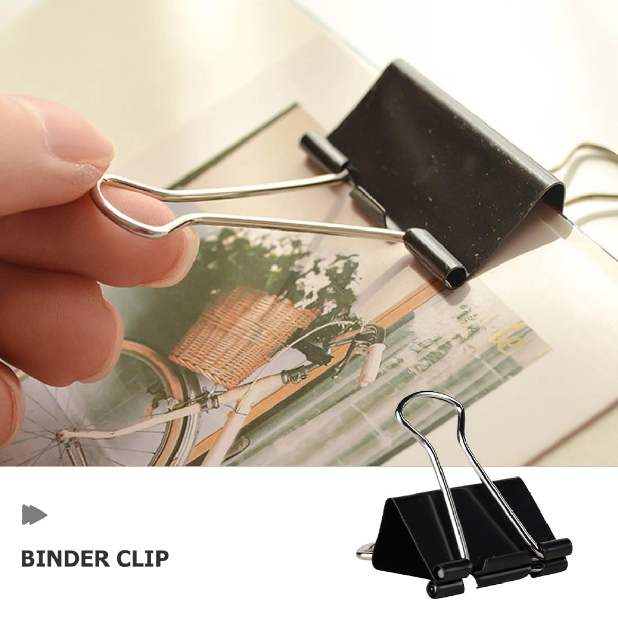 DOITOOL 60piezas Clips Para Carpetas Clips De Carpeta Para Papel De Papelería Para Oficina De Medianos Para Diario De Granel Para Archivar