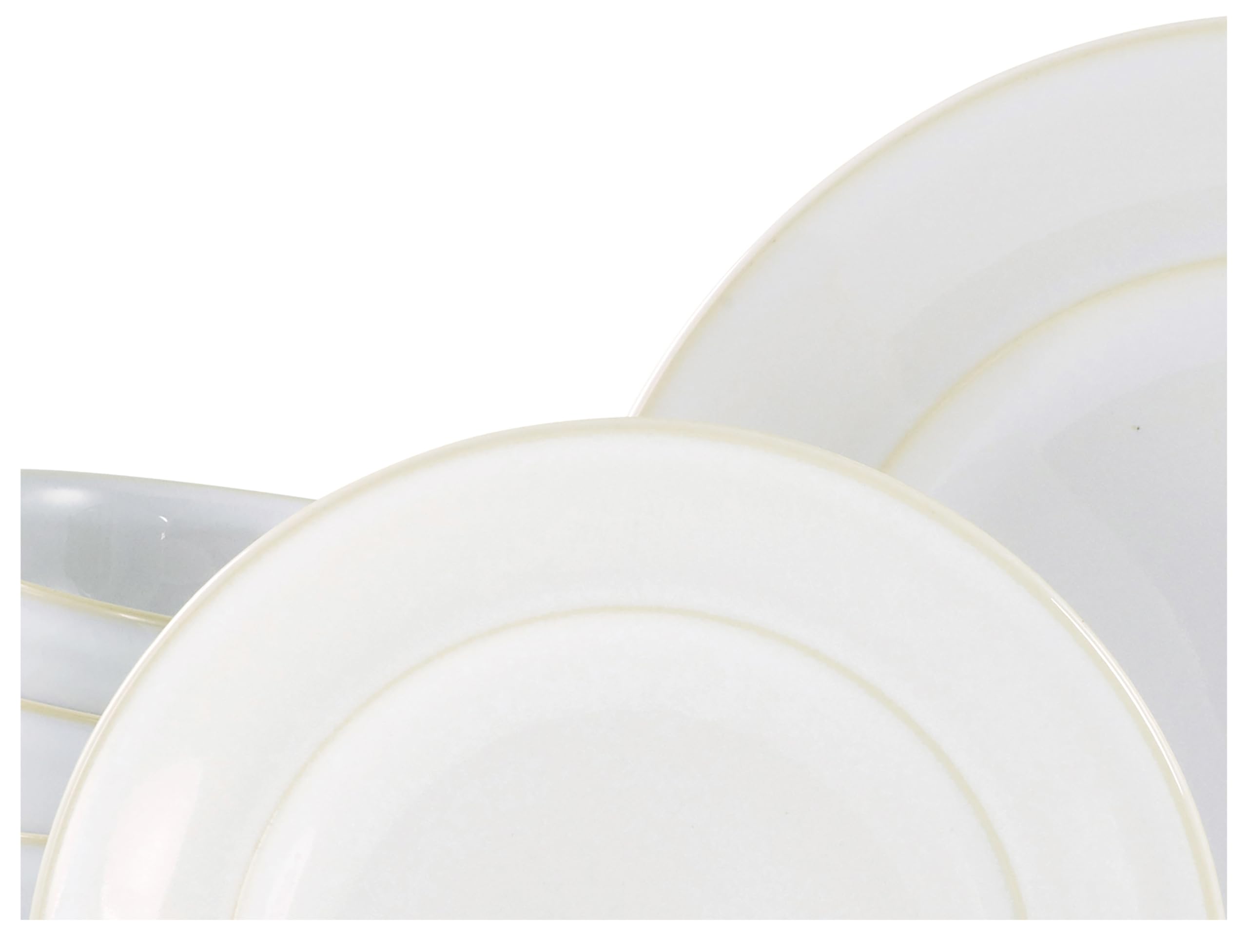 CreaTable, 23670, seria ANTIQUE offwhite, zestaw naczyń, zestaw talerzy 12-częściowy
