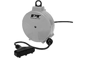 Powerful Cord Management: Performance Tool 20' Retractable Cord Reel