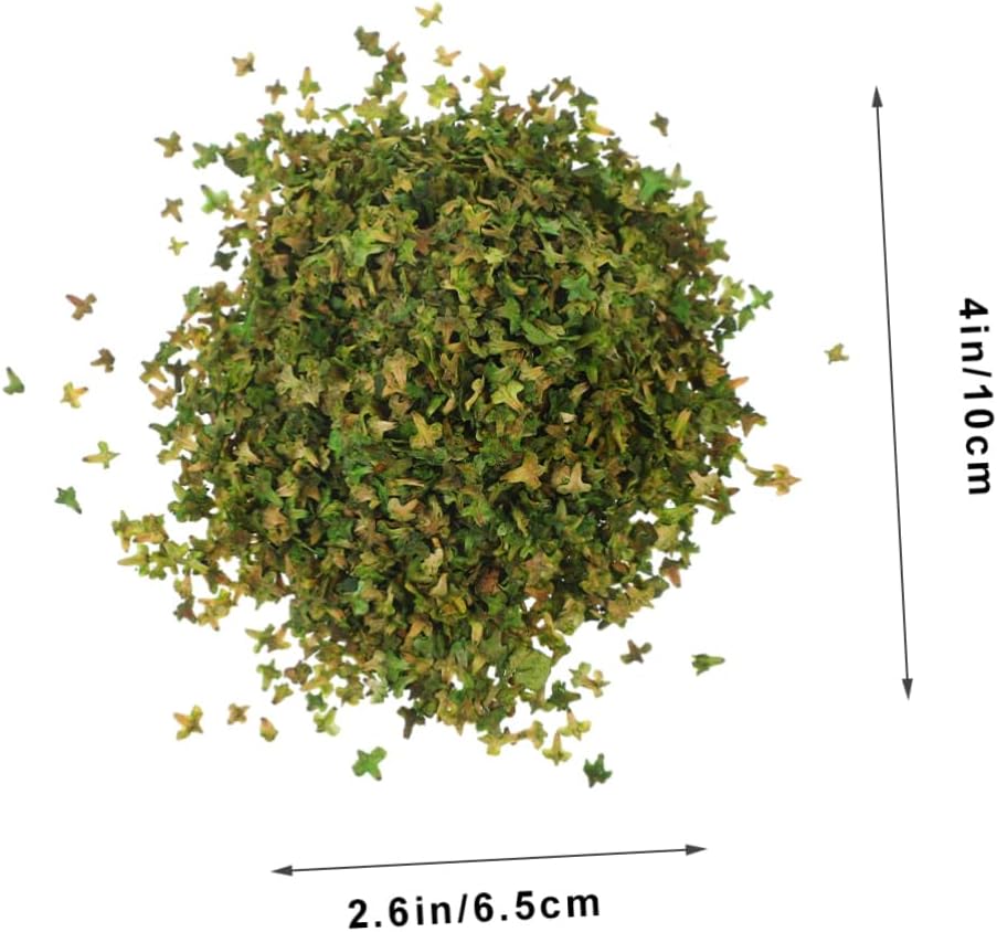 Toyvian 20packs Realistic Simulation Leaves for Miniature Scenery for Model Landscape Decoration and Landscapes