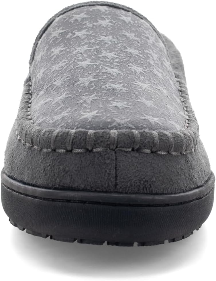 Western Chief Men's Moccasin Slippers - Warm Fleece House Shoes for Men, Indoor and Outdoor Slippers - Image 4