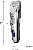 Panasonic ER-SC60-S803 Tondeuse à Cheveux pour Hommes, Portable Sans Fil et Étanche, Lames Supérieures, 20 Longueurs Réglables, 2 Accessoires, Avec ou Sans Fil, Socle de Chargement, Argenté - 11