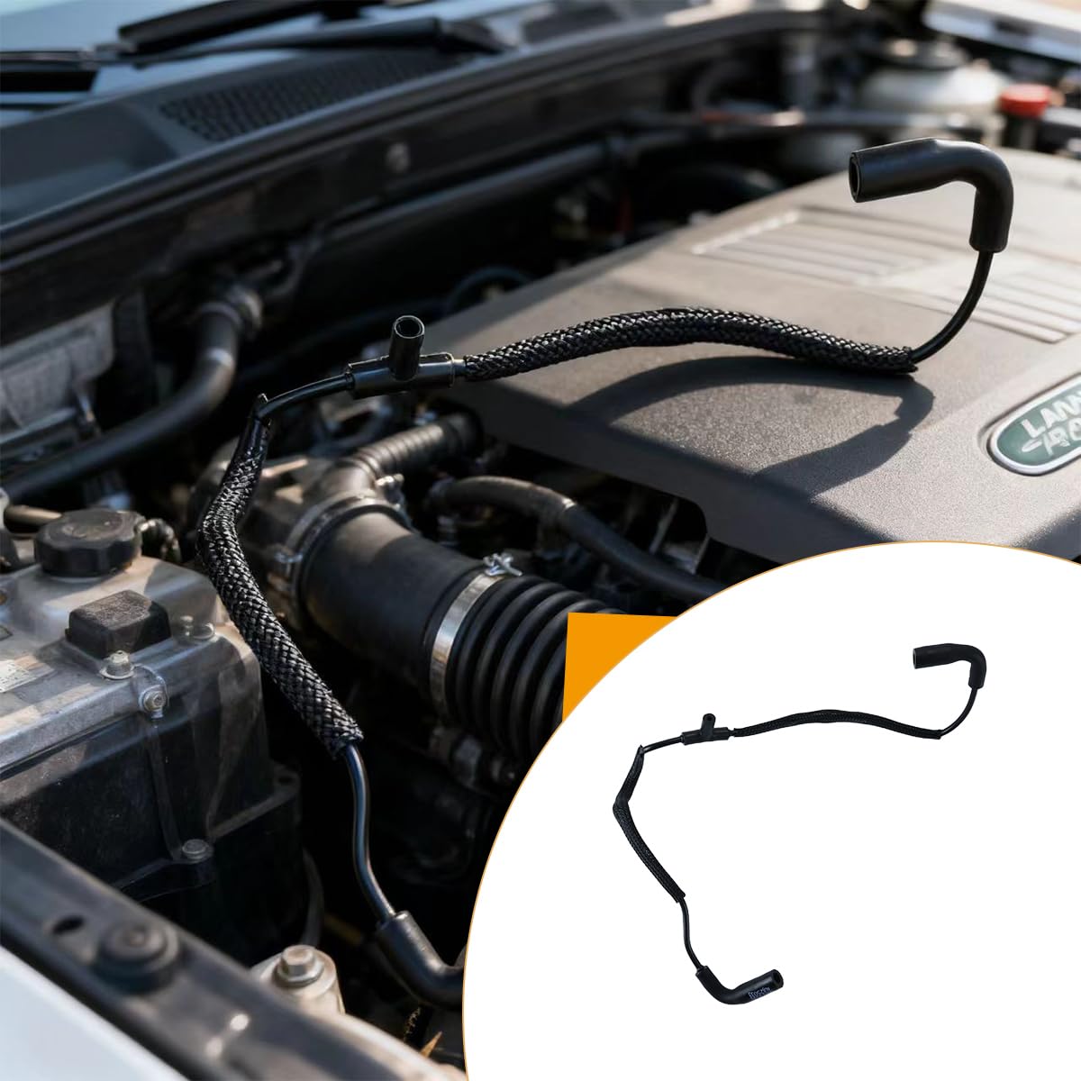 Ausi LR013531 Krümmer-Entlüftungsrohr JDE10729 TDV6 Diesel-Krümmer-Entlüftungsrohr Passend für Range Rover L405 Land Rover Range Sport L494 3.0