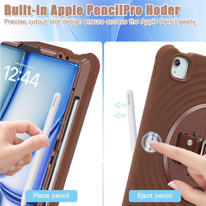 TiOVO Custodia per iPad Air 13 Pollici (3/2-2025/2024), Cover TiOVO Custodia per iPad Air 13 Pollici (3/2-2025/2024), Cover