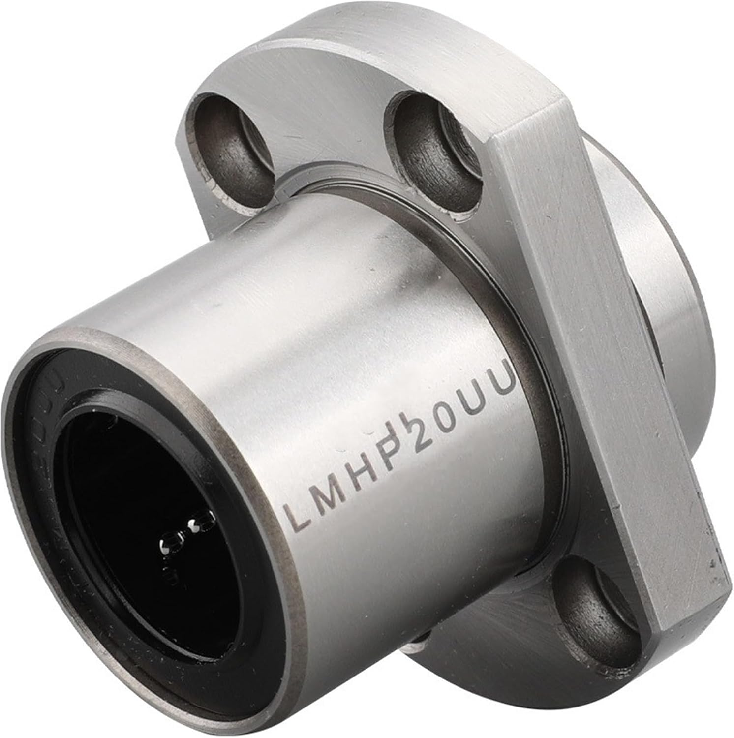 Linear Motion Ball Bearings LMHP6/8/10/12/16/20/25/30/35/40/50/60 UU Guided Oval Flange Bushing CNC Parts Bearing(LMHP 8 UU 2 Install Hole)