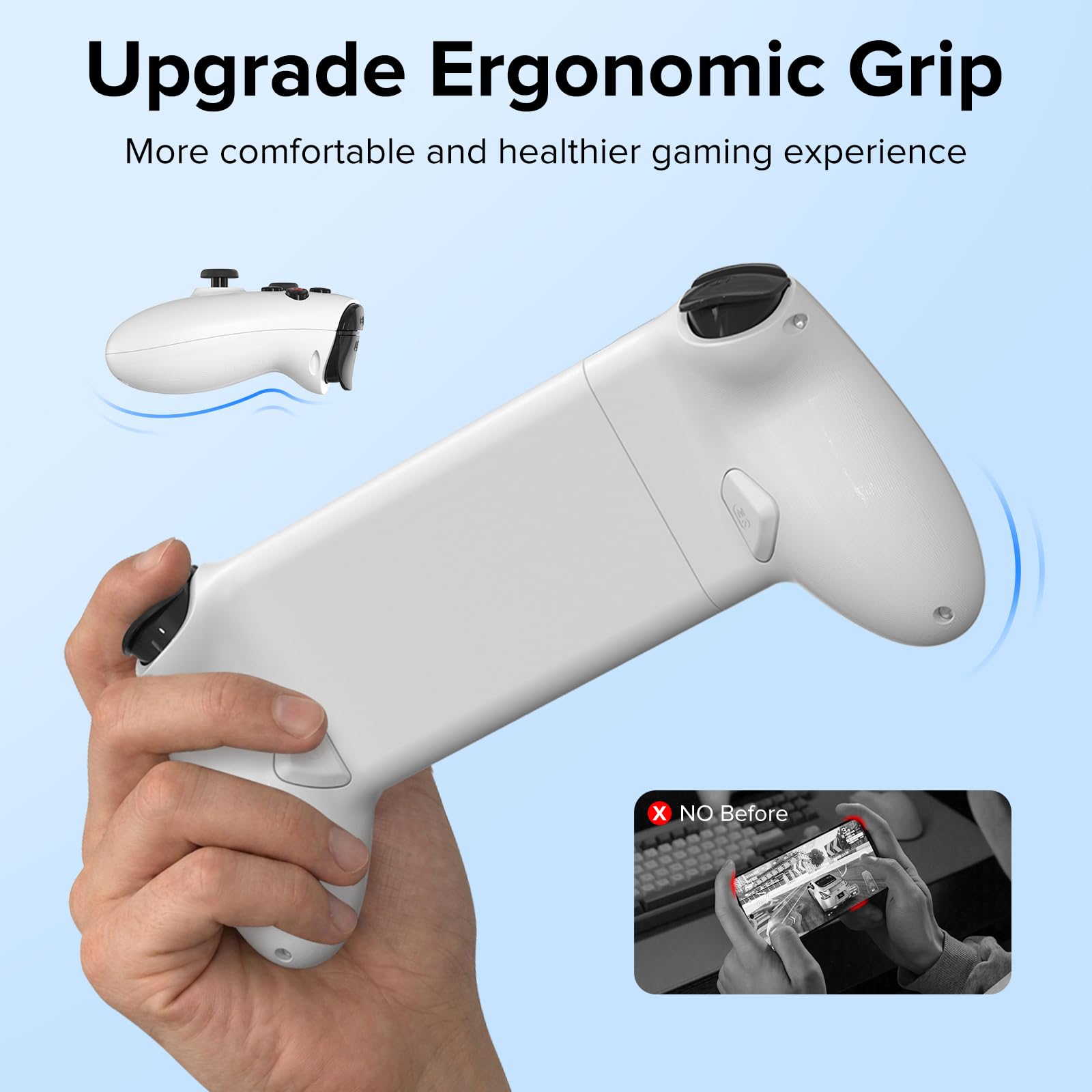 ZIKE Z331 - Controlador de juegos para iPhone 15/16/17 y Android, gamepad móvil USB C