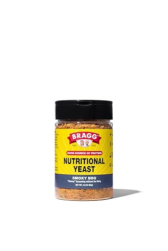 Vista 46 de Bragg Condimento nutritivo con levadura de alta calidad, copos de queso veganos, sin gluten, buena fuente de proteínas y vitaminas, sustituto