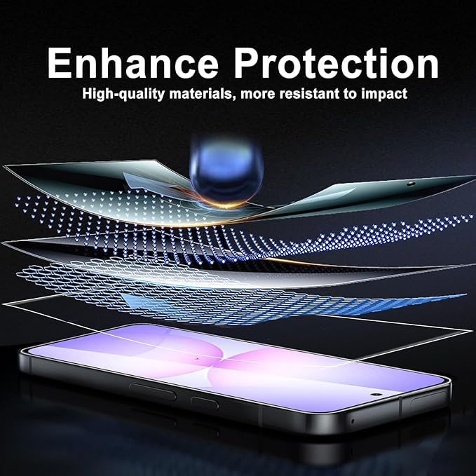 Image of ARTECHSHIELD Military-Grade Tempered Glass Compatible For Oppo K13X 5G / A5 5G / A5X 5G / A3X 5G / A3 Pro 5G Edge To Edge Coverage and Easy Installation Kit with 1 month warranty