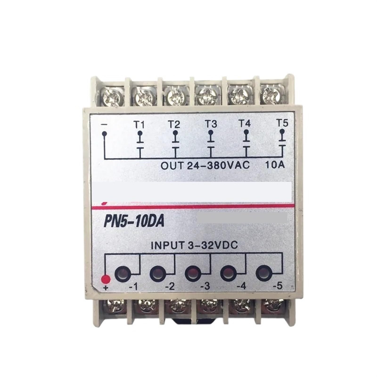 Boîtier SSR rail DIN 5 canaux pour piloter le chauffage industriel