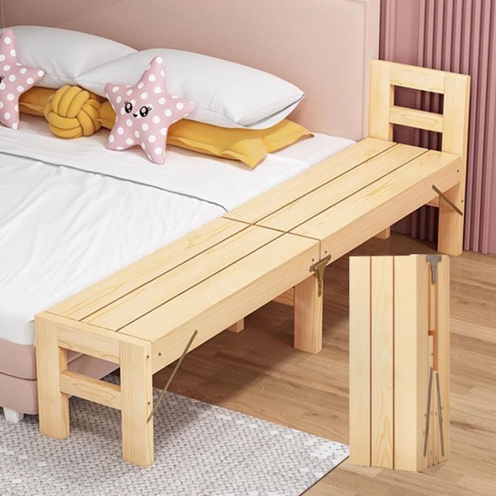 Amazon｜ベッドフレーム 折り畳みベッド すのこ 狭い住宅 天然木 簡易