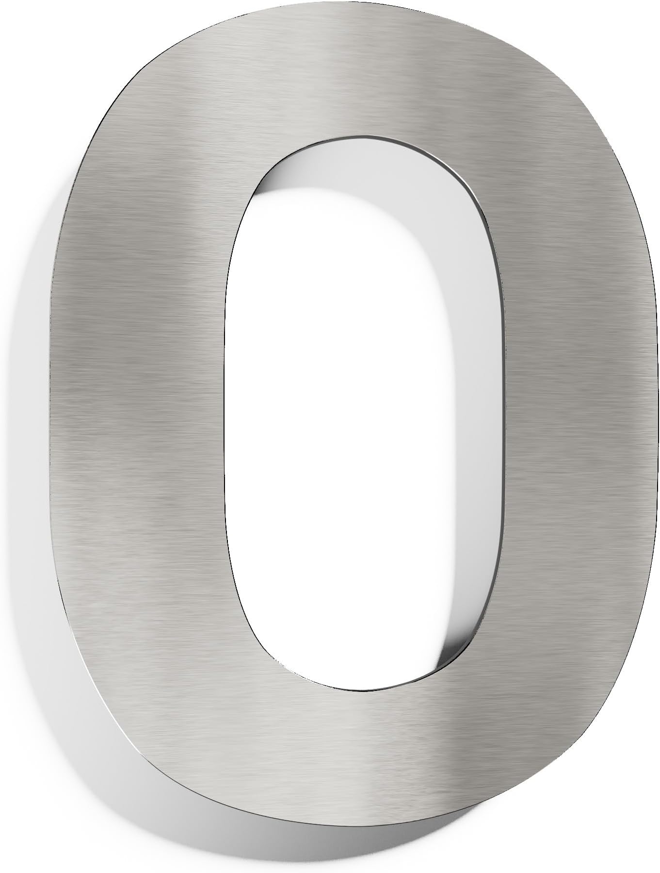 Edelstahl Hausnummer 3 - 20 Cm Massiv & Wetterfest