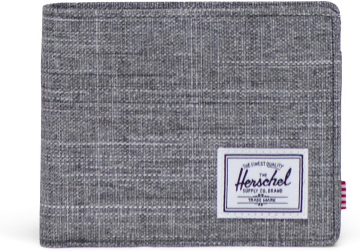 Herschel Supply Co. Roy Coin Wallet, Raven Crosshatch, Standard