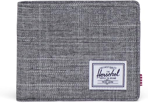 Herschel Supply Co. Roy Coin Wallet, Raven Crosshatch, Standard