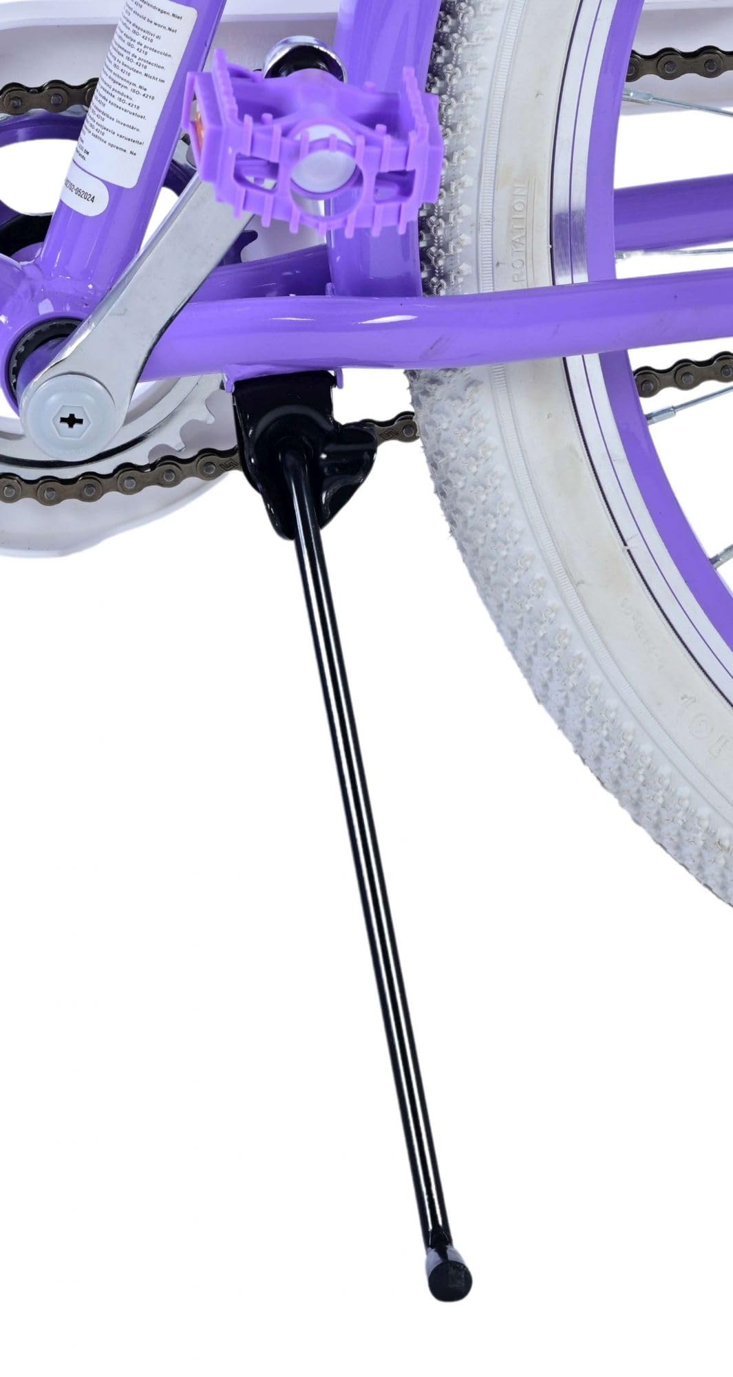 Volare Lovely Kinderfahrrad - Mädchen - 24 Zoll - Lila