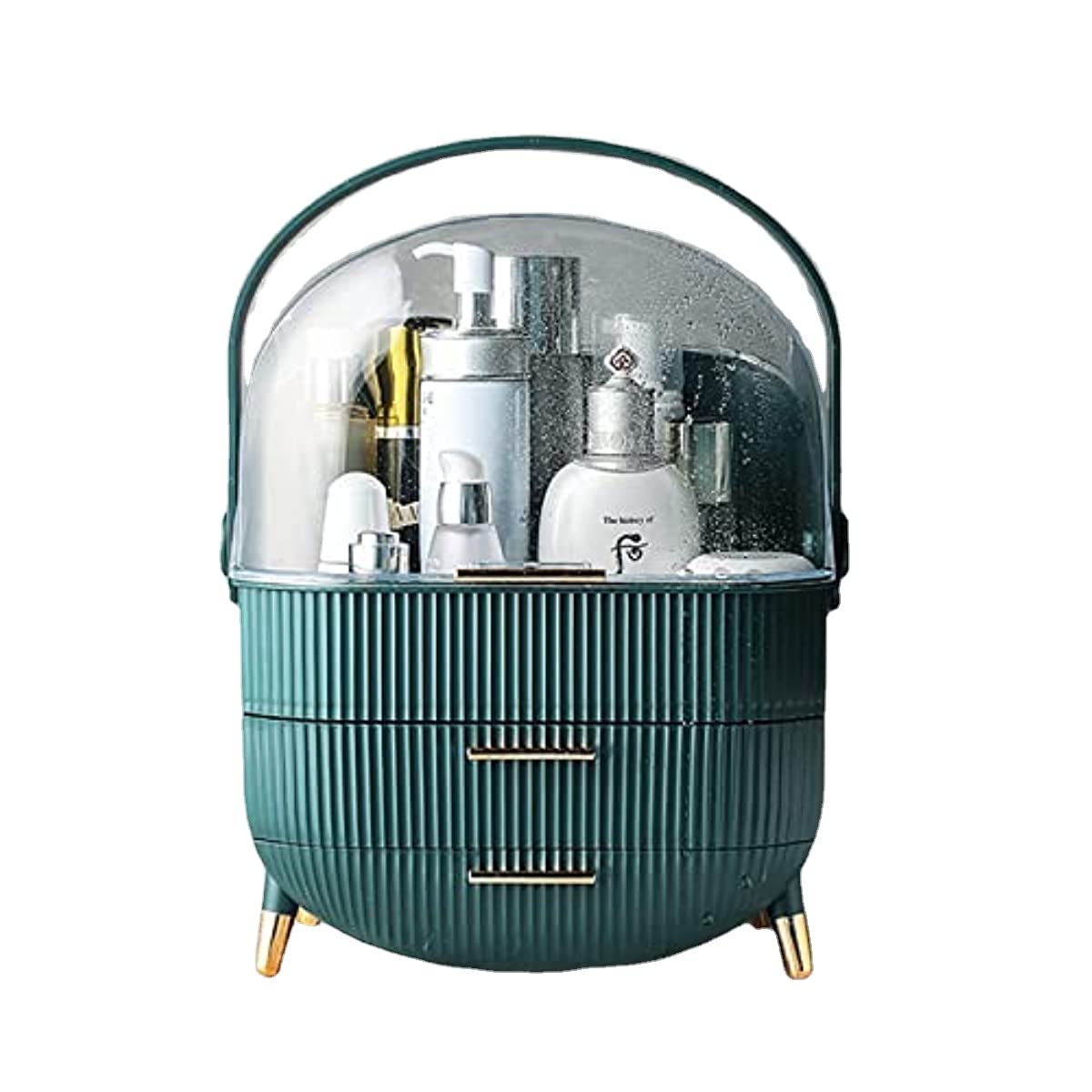 SCDD Multi-Function Make Up Case Skincare Finishing Box Cosmetic Storage Case Products Jewelry Organizer Case Finishing Box for Bedroom Bathroom (新加坡同城商品)