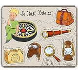 PLANÈTE BOIS-le Petit Prince Aviador Educativo-El Principito-865004-6 Piezas Madera-Juego para Niños-Puzzle Infantil-21,5 cm x 17,5 cm-A Partir de 18 Meses, Multicolor (MGM 865004)