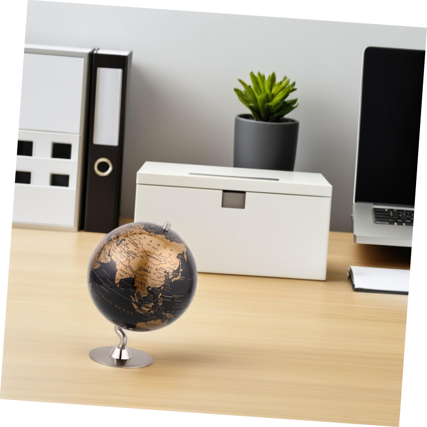 Globo Terráqueo para Niños Pequeño Metal Pvs Estilo Retro