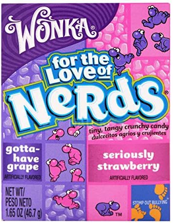 Nerds Wonka Strawberry and Grape, 46Gram