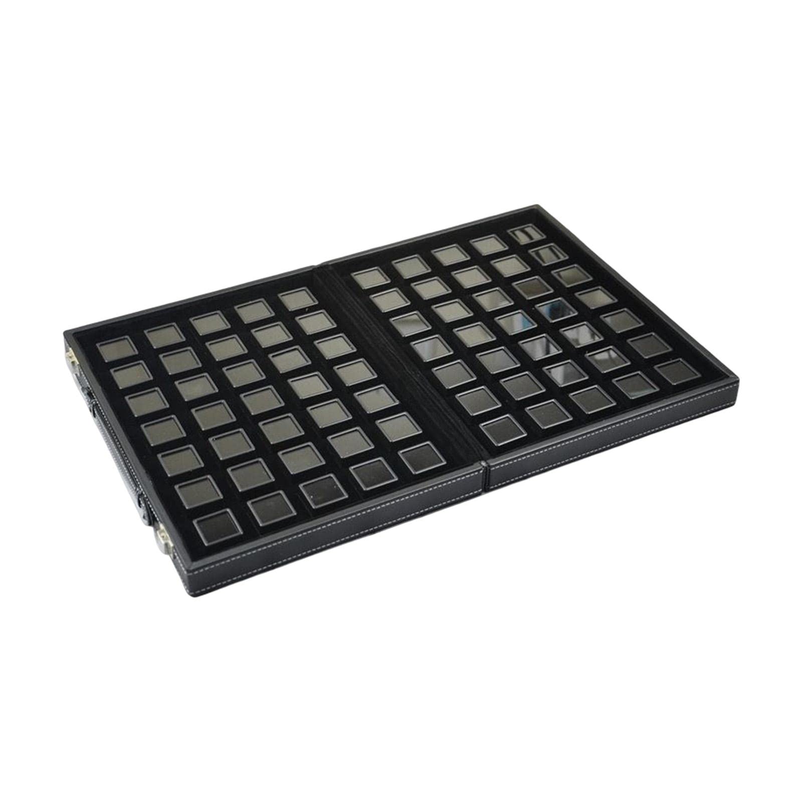 kowaku Vassoio espositore per Pietre preziose diamantate Collezione di Supporti per vetrine multigriglia con Manico Vassoio portaoggetti Gem per Negozio di