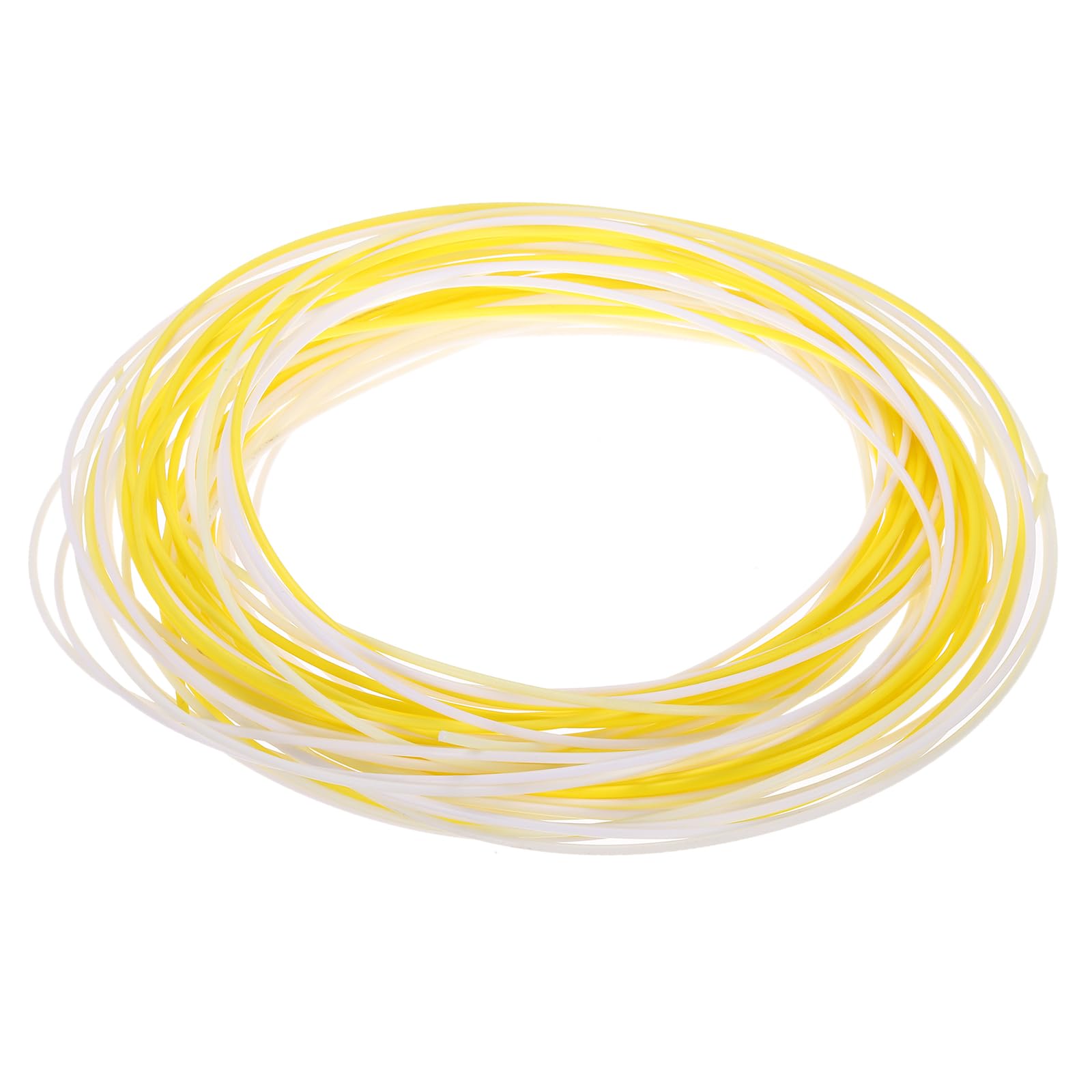 PATIKIL Wicker Repair Kit, 66 ft 2.4mm Round Synthetic Rattan Material Plastic Wicker Woven Rattan Set for DIY Craft and Weaving Basket Making, Yellow Gradient