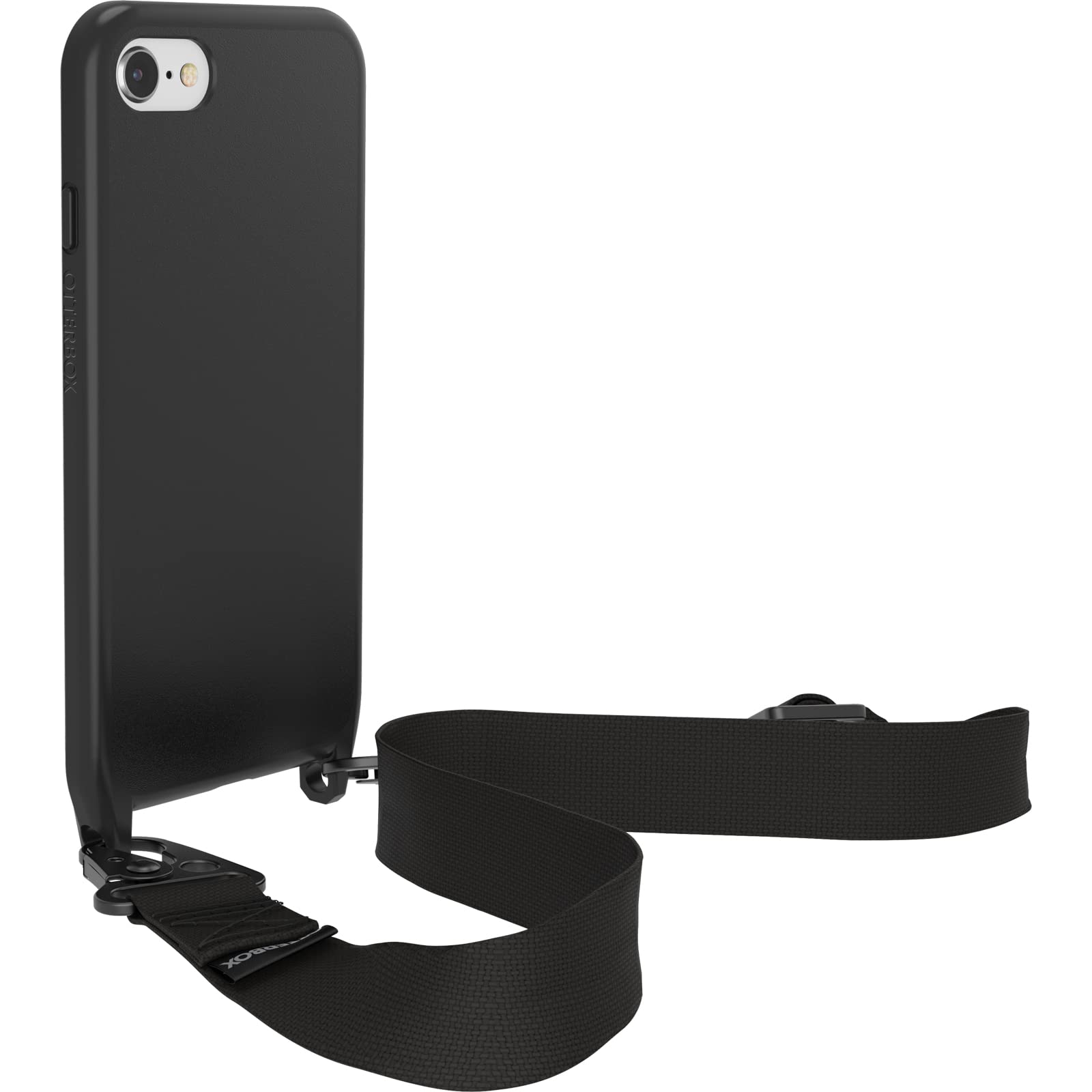 OtterBox Cover React Necklace per iPhone SE (3a/2a gen)/8/7, Nero