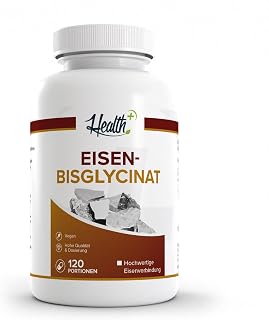 Health+ Eisenbisglycinat - 120 Kapseln