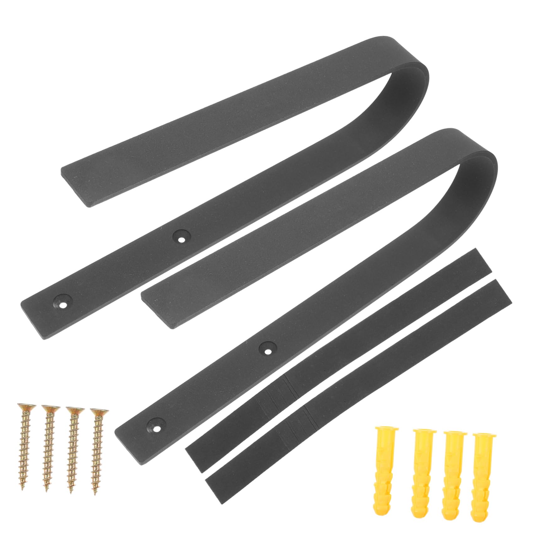 Cabilock Supports De Ski Muraux Lot De 4 Support De Skateboard en Métal Support De Snowboard Robuste Et Robuste Adapté Aux Planches De Ski Et Snowboards