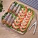 ELEDUCTMON Shrimp Deveiner Tool with Ergonomic Handle - 2-in-1 Prawn Cleaner & Seafood Peeler Knife for Kitchen, Restaurants, BBQ - Dishwasher Safe Shellfish Cleaning Tool