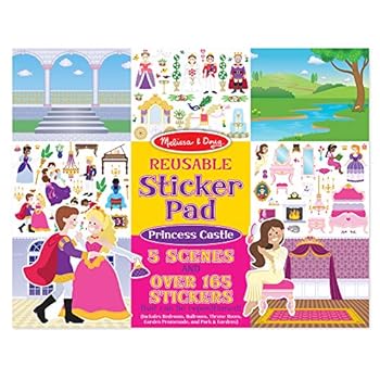 Misc. Reusable Sticker Pad - Princess Castle Book