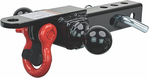 ATV/UTV Tek Elite 4-Way Hitch 1/7/8", 2" Ball mounts | Pin Pull | Towing Shackle