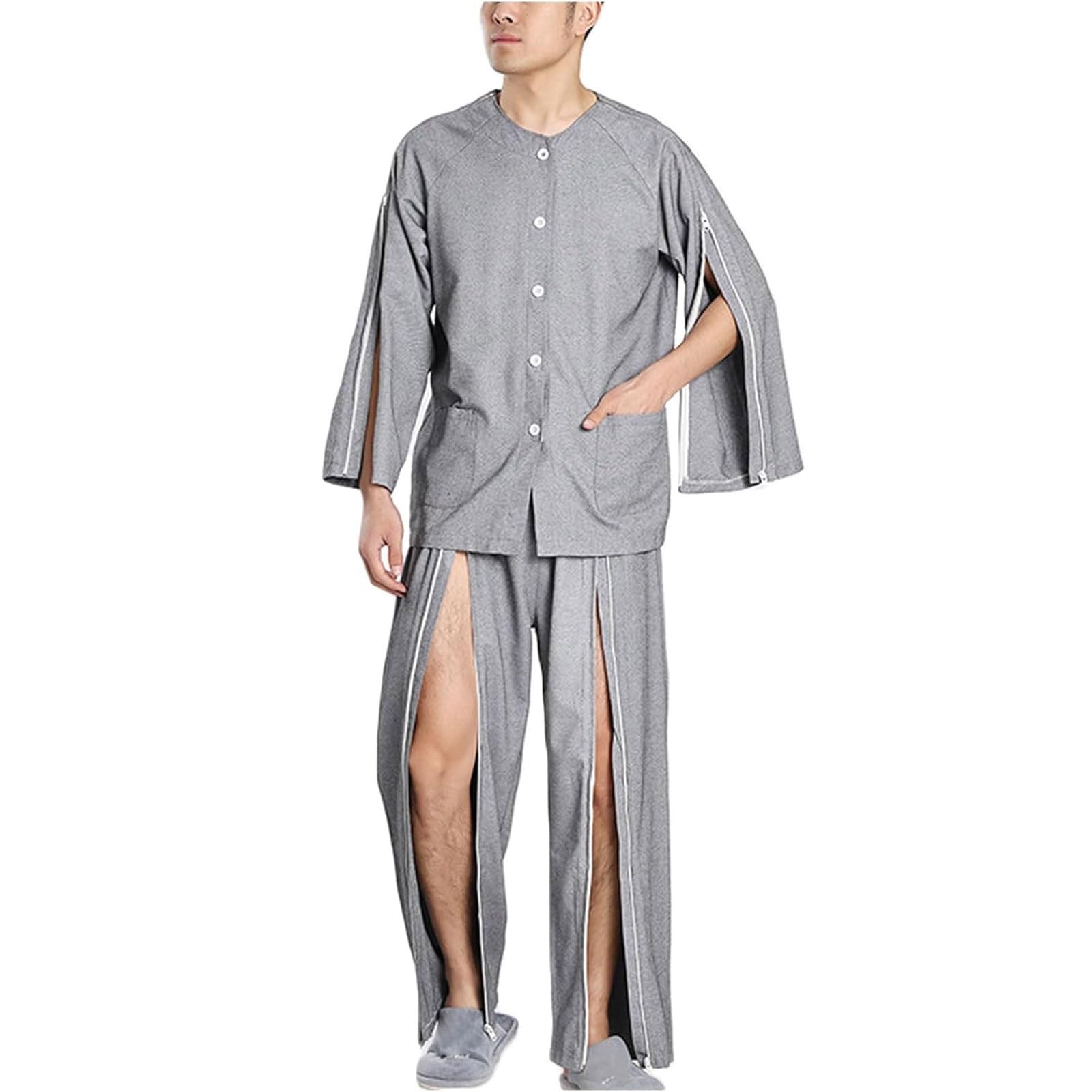 Vêtements de rééducation haut de gamme faciles à enfiler pour hommes - 8
