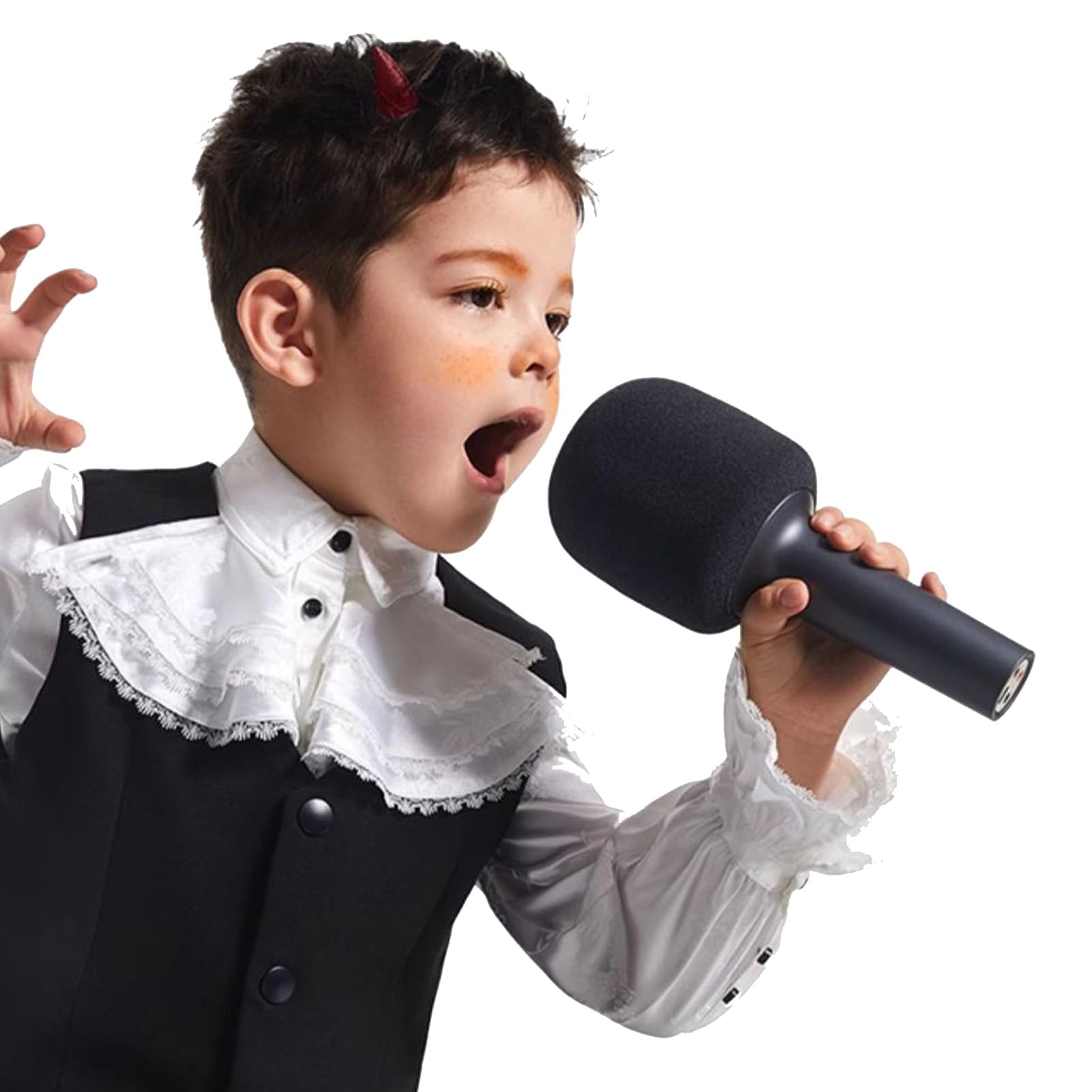 Microfono Wireless Microfono da Canto Bluetooth per Bambini Adolescenti Design Leggero Facile da Trasportare per Eventi All'aperto