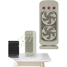 Portable Mist Fan, Night Stand Cooling Fan for Bedroom, Double Motor Cooler Air Device with 3-Speed Compact Design for Workplace Travel Home Dormitory Gym Outdoor Bathroom Living Room