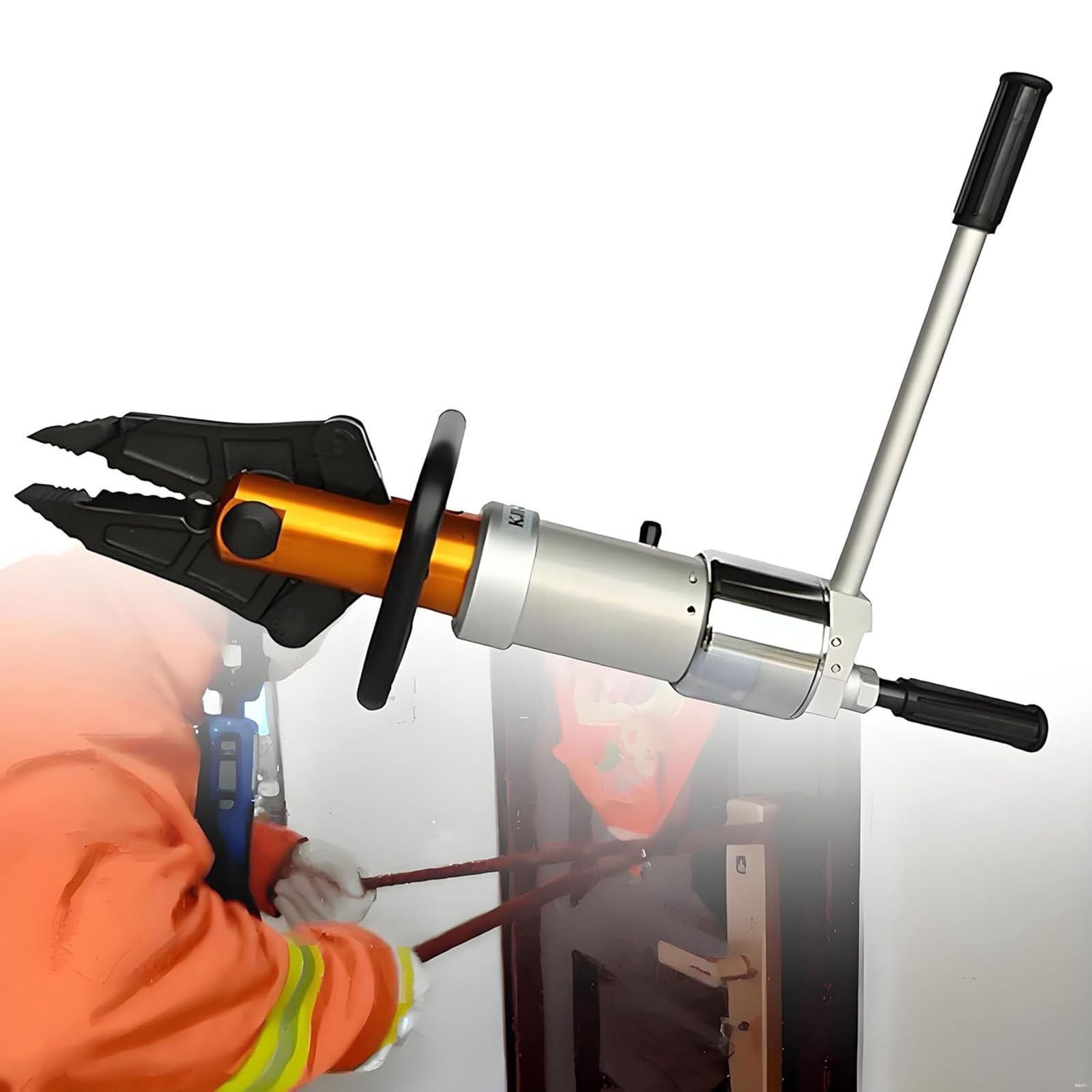 JozyJul 18T Hydraulic Spreader Stretching Plier, 360° Rotating Hydraulic Expanding Pliers Integral Hydraulic Expander Shear for Traffic Accident Firefighting Emergency Rescue
