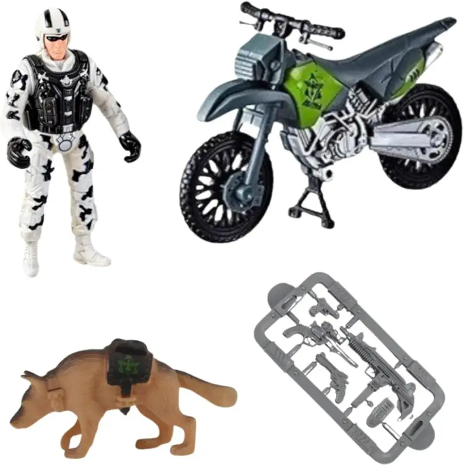 Kit Militar Base Completa de Operacoes em Combate Brinquedo Infantil com Soldados e Acessorios de Guerra Plastico Resistente para Missoes de Resgate e Jogo Imaginativo Ideal para Presente e Colecao