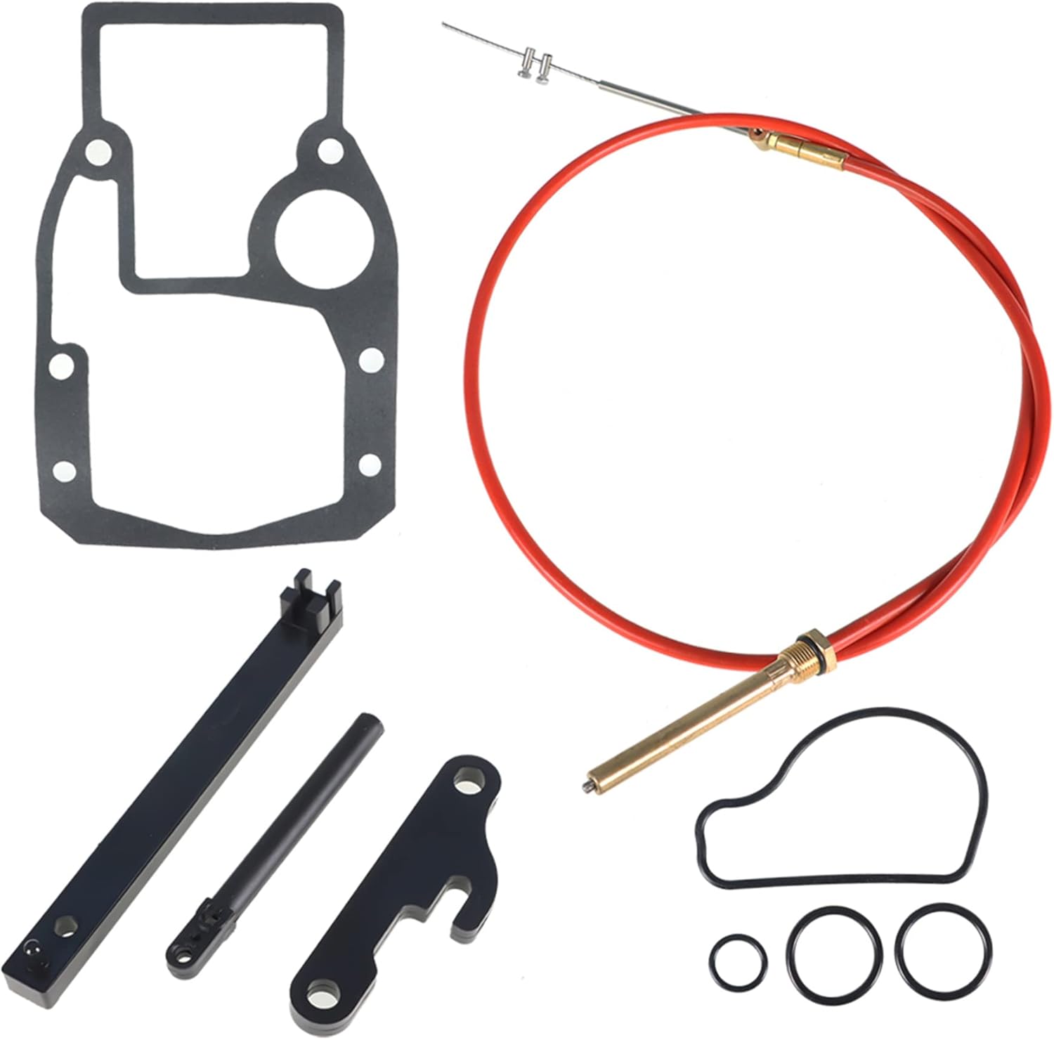 Lower Shift Cable Assembly Kit 987661 21715 Replacement for OMC Cobra 1986-1993 18-2245