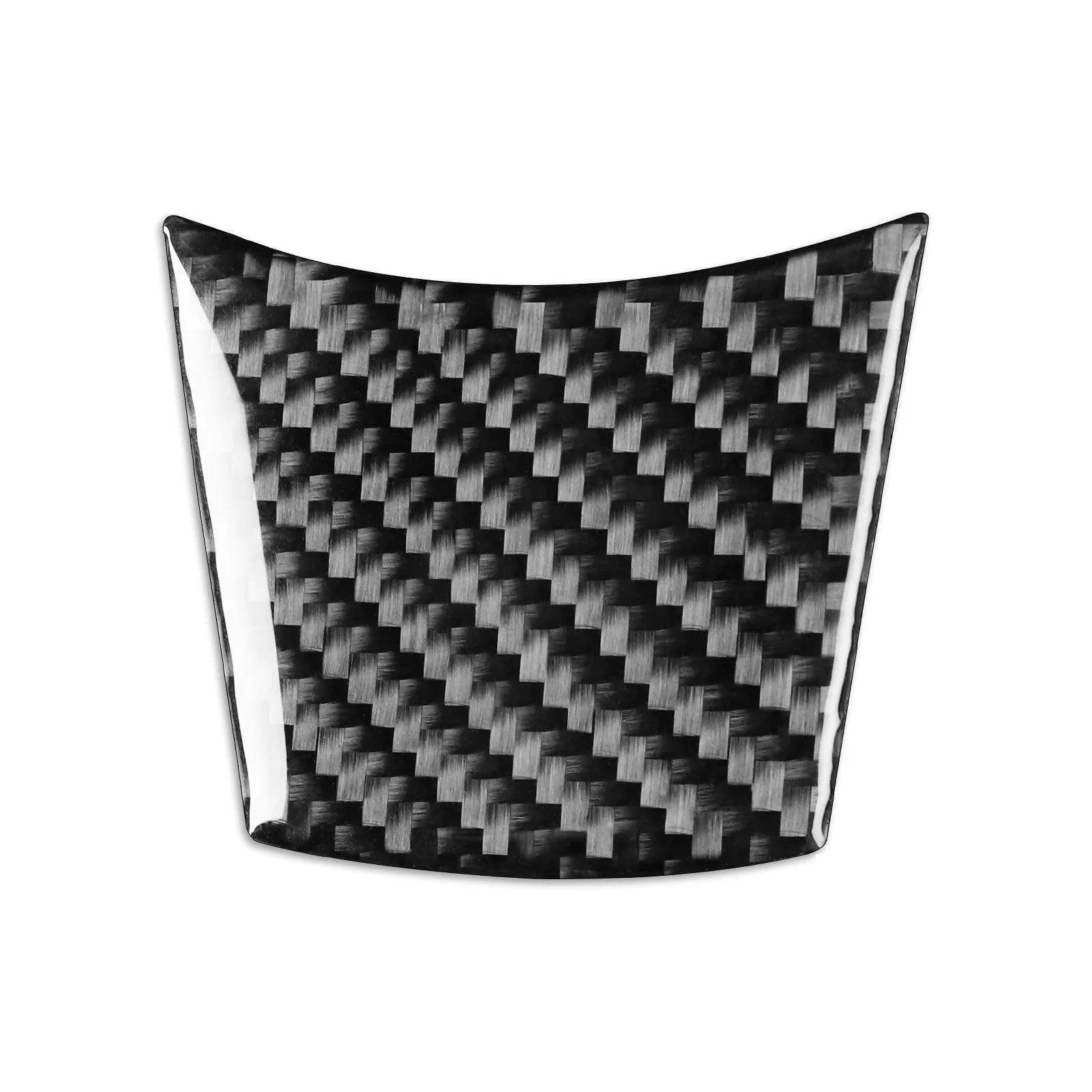Piwine C1 Car Steering Wheel Button Chin Panel Frame Sticker Carbon Fiber For 5 Series E60 2004 2005 2006 2007