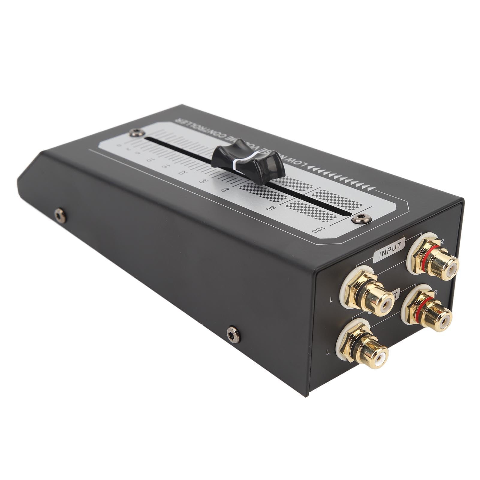 Controllo Volume Preamplificatore Passivo, Controllo Preciso Senza Perdita Amplificatore Alimentazione Con Connettore for Sistemi Audio Domestici Home Theater e Professionisti