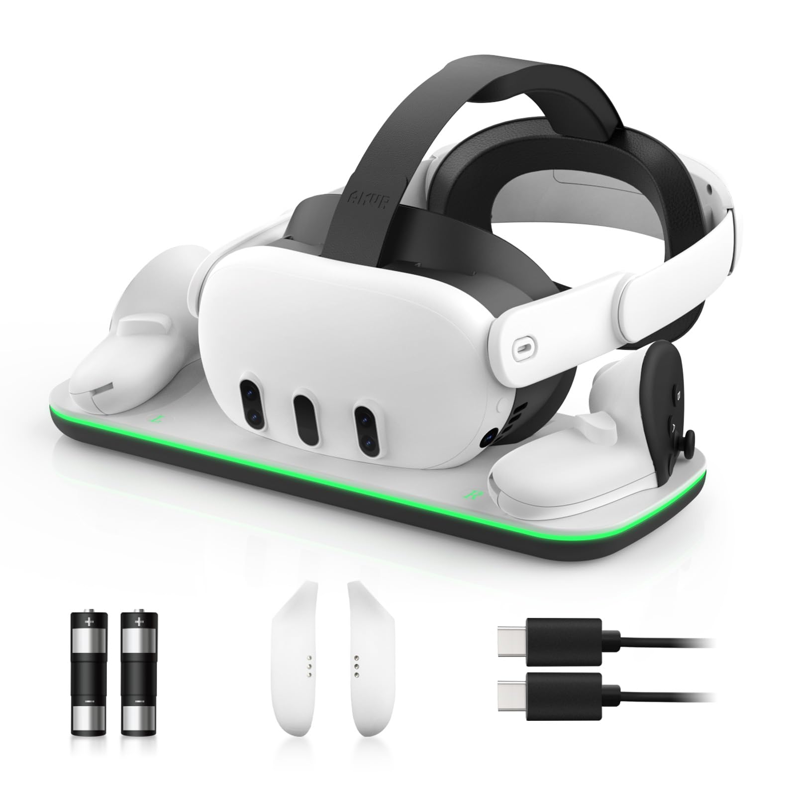 Amazon.co.jp: UPOK 磁気充電ドック Meta Quest 3用 - ヘッドセットと 