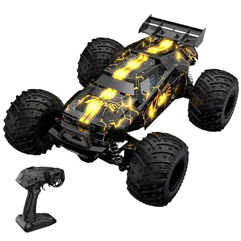 Image of Jack Royal 20+ mph High Speed Glowing RC Car with Body Lights & Headlights Supersonic Hobby Rc Car, Remote Control Off-Road Truck, Rc Trucks with Rechargeable Batteries