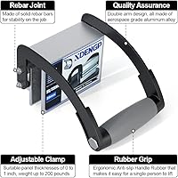 Vista 2 de Soporte para paneles y madera contrachapada (paquete de 2), herramienta de elevación de madera contrachapada y herramienta de transporte de paneles