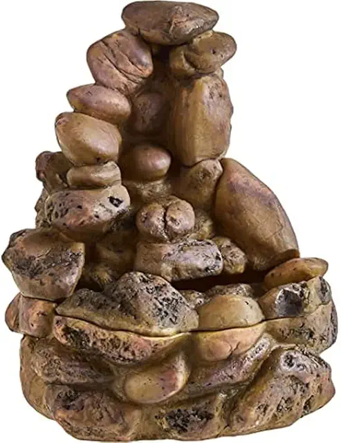 Exo Terra Small Waterfall Pebble Terrarium Kit - Natural Reptile Hydration