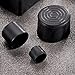 32Pcs Round Rubber Chair Leg Tips Caps, 7/8 Inch (22mm) Chair Table Leg Covers Floor Protectors, Chair Leg End Caps for Furniture, Table