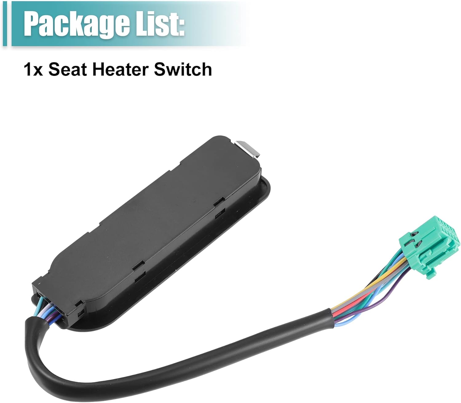 ACROPIX Front Left Driver Side Seat Heater Switch 15116863 Fit for Chevy Silverado 1500 2500 3500 - Pack of 1 Black