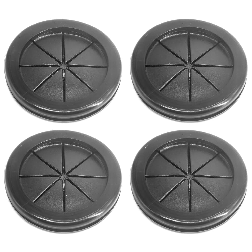 Rubber Grommetts for Wiring 2-3/8" Drill Hole,2" ID Rubber Hole Plugs Wire Grommets Protector Firewall Plug Grommet Double-Sided - 4 Pack
