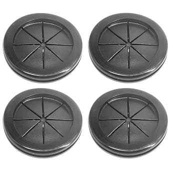 Rubber Grommetts for Wiring 2" Drill Hole,1-11/16" ID Rubber Hole Plugs Wire Grommets Protector Firewall Plug Grommet Double-Sided - 4 Pack