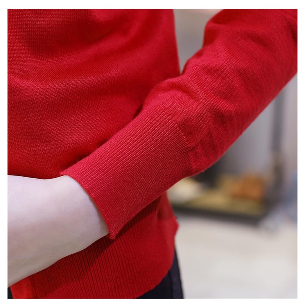 Cárdigan De Punto De Otoño para Mujer, Chaqueta con Botones, Cuello En V, Suelto, Manga Larga, Informal, Frente Abierto, Suéter De Punto
