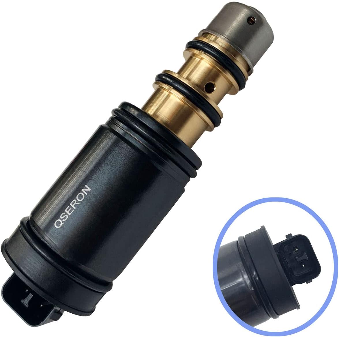 AC Compressor Control Solenoid Valve for BMW 325xi 2006 328i 2007-2011 for BMW 328i XDrive 2009-2011,Compatible with 6SEU12C 7SEU17 7SEU17C 5SE12C 7SEU16C 6SEU14C 6SEU16C