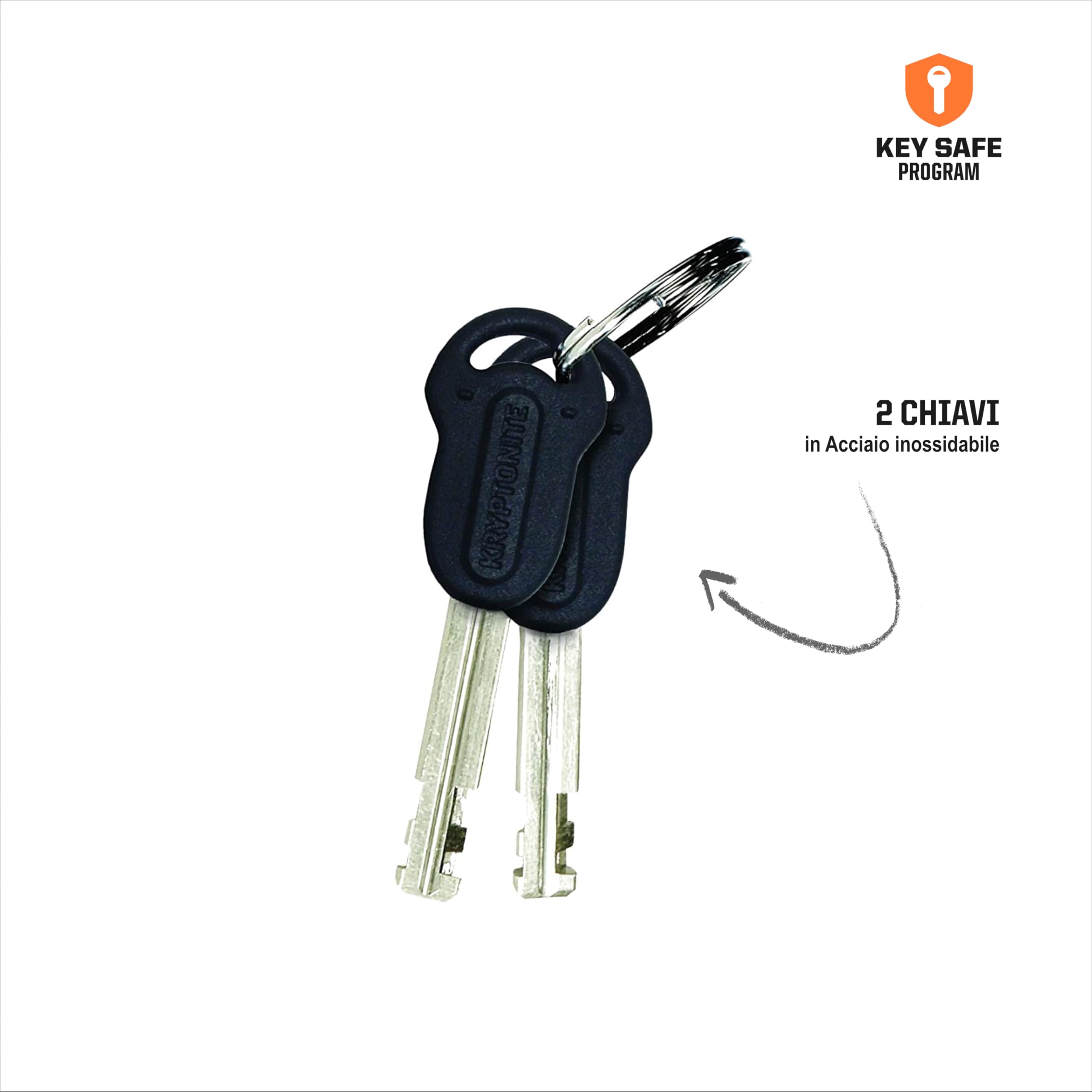 Kryptonite Lucchetto a U Kryptolok LS | Lucchetto antifurto per bici | Livello di sicurezza 6/10| Buona resistenza ai tentativi di effrazione| Dimensioni 10,2 cm x 22,9 cm